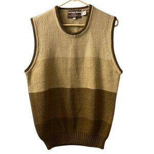 Vintage Carriage House Scoop Neck Knit Pullover Sweater Vest